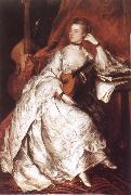 Thomas Gainsborough Miss Ann Ford oil painting artist